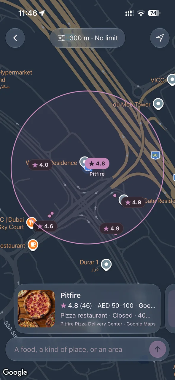 Hanee: Map, dark mode